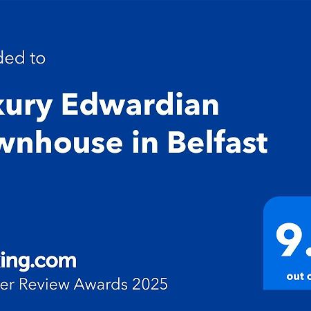 Villa Luxury Edwardian Townhouse In Belfast Exterior foto